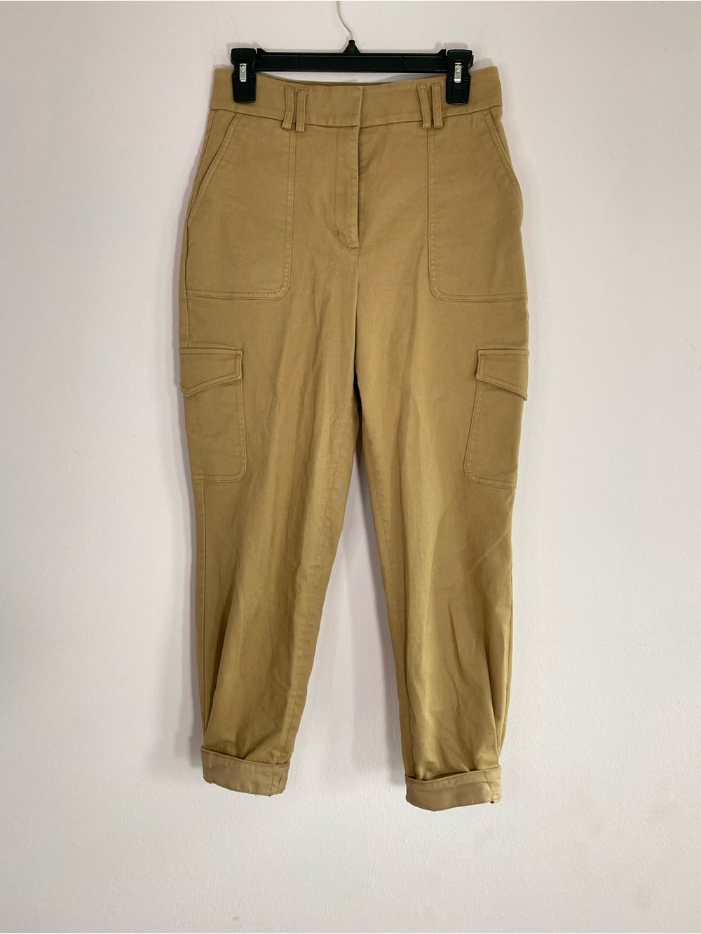 Women's Express Cargo Tapered Pants in Khaki size 6